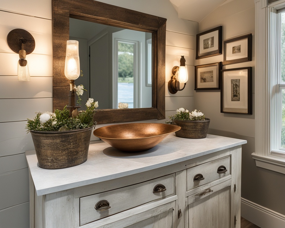 farmhouse bathroom vanity