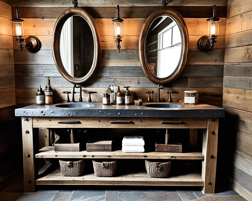 rustic bathroom vanities