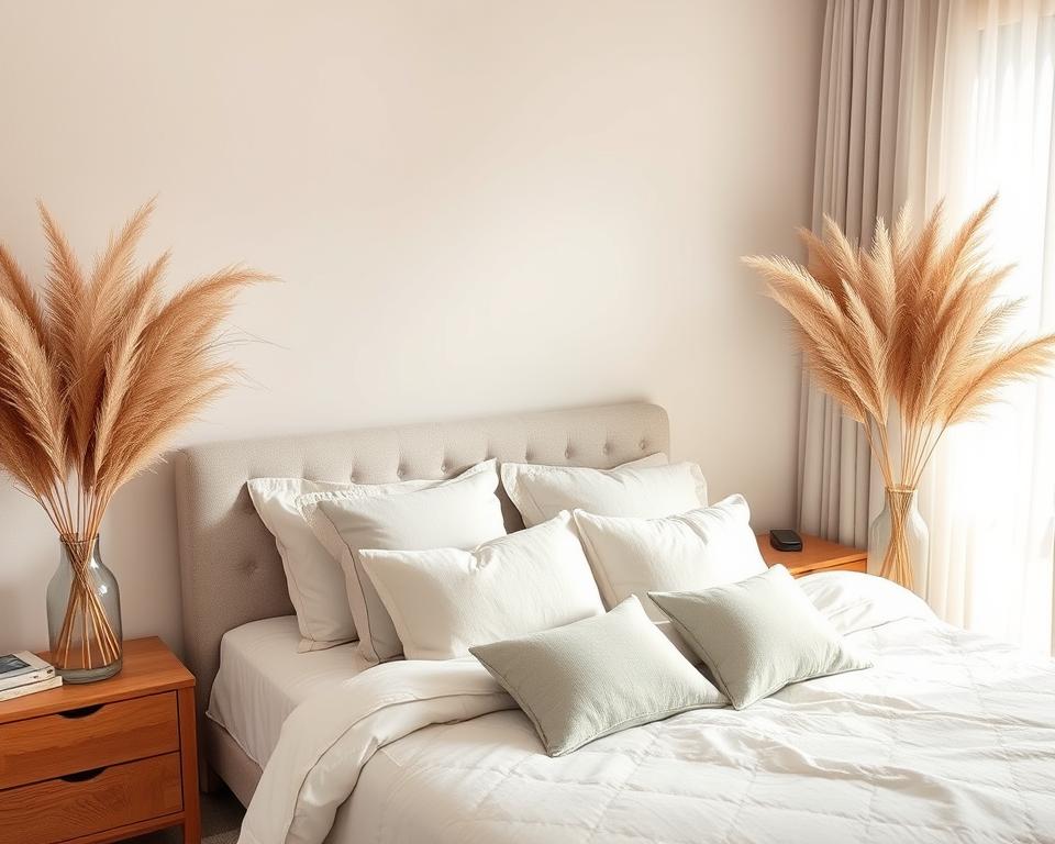 diy pampas grass bedroom