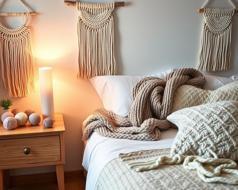 yarn bedroom accents