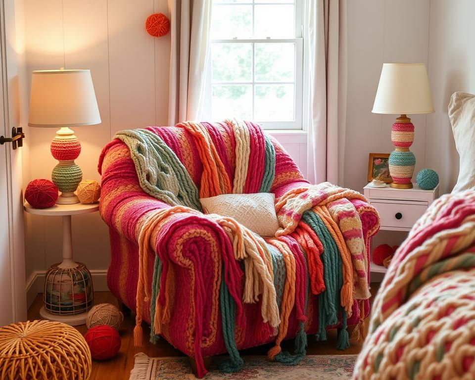 yarn-wrapped furniture